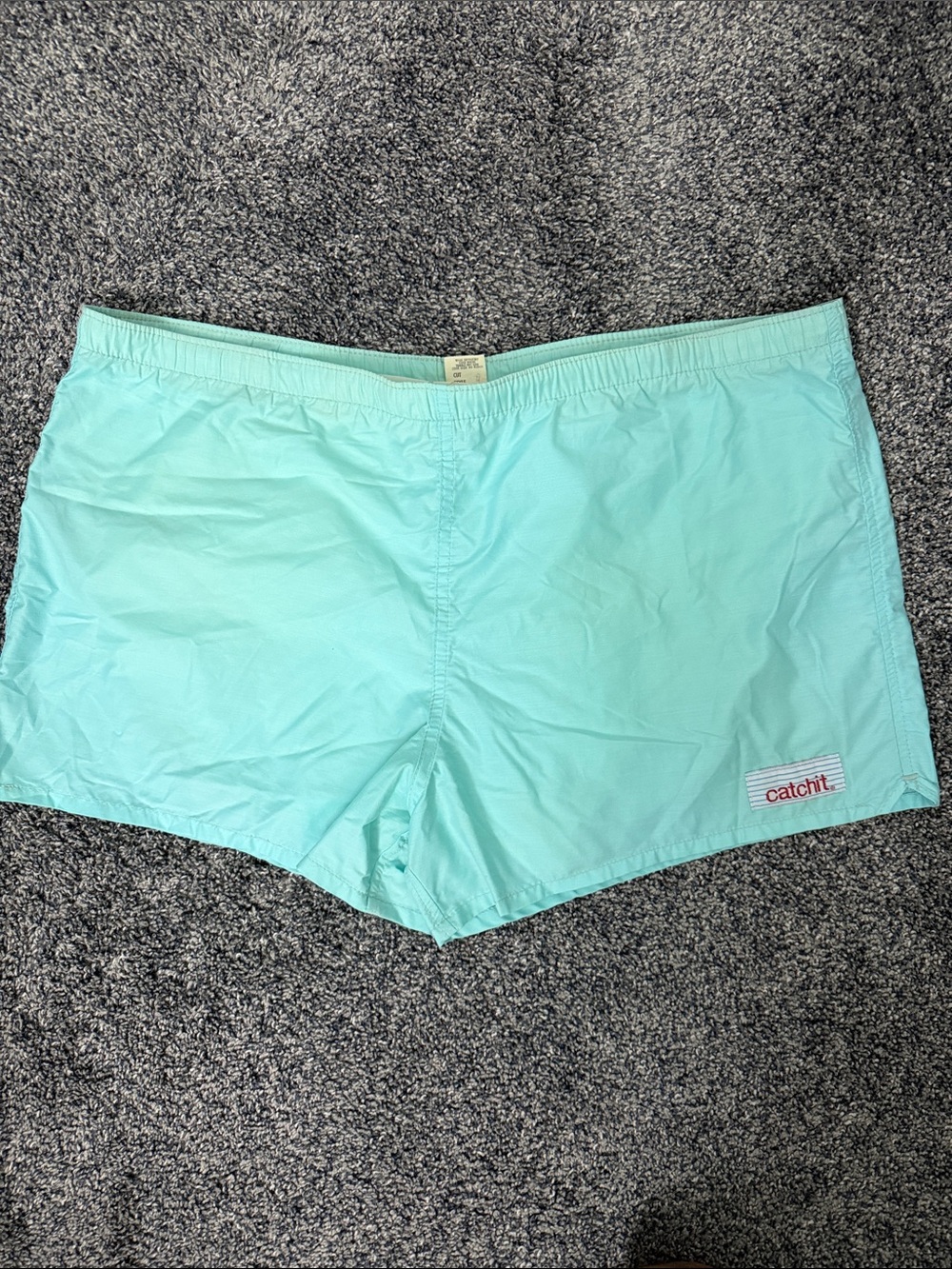 VTG 80’s Catchit Men’s Mint Swim Trunks - 34